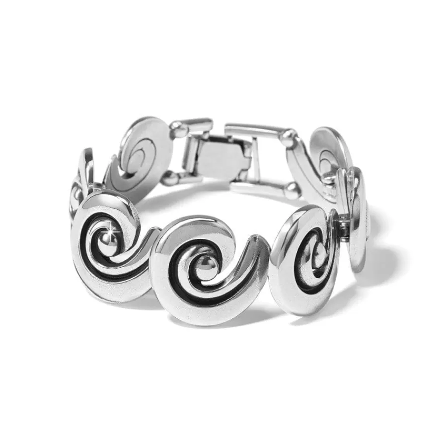 Bracelets>Brighton Contempo Moda Swirl Bracelet Silver