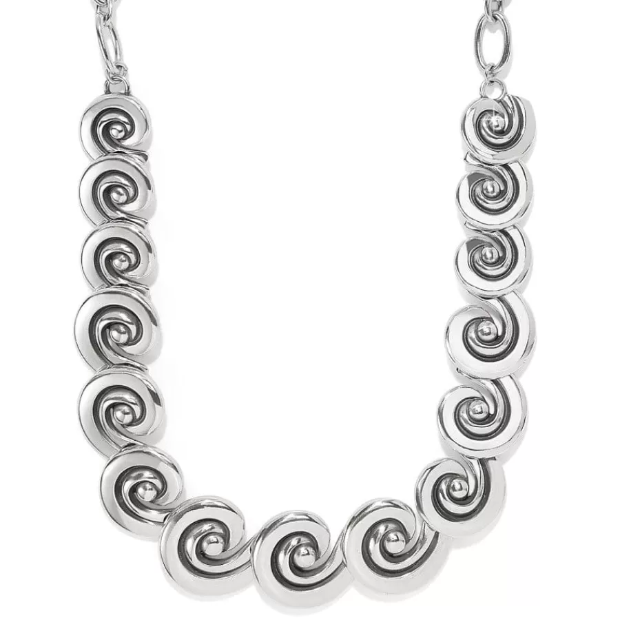 Necklaces>Brighton Contempo Moda Swirl Necklace Silver