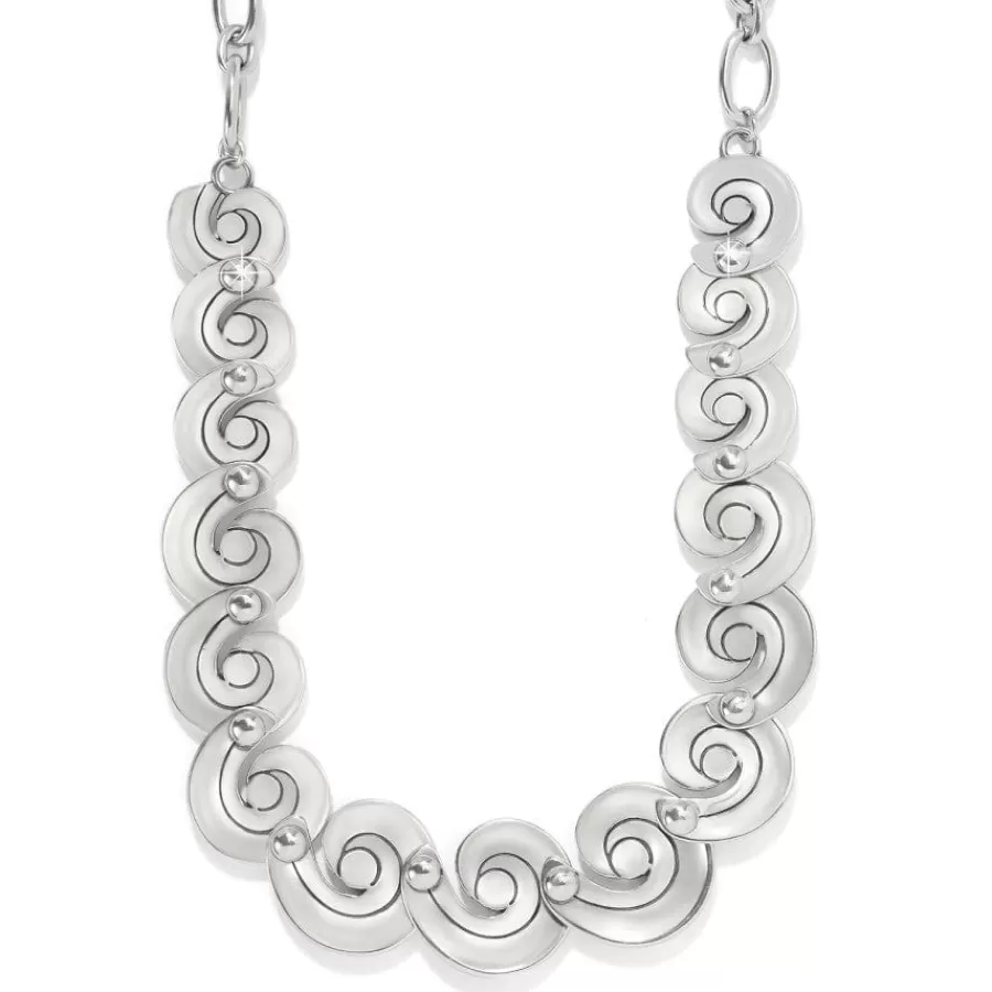 Necklaces>Brighton Contempo Moda Swirl Necklace Silver