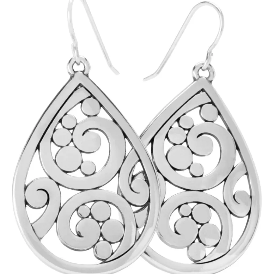 Earrings>Brighton Contempo Teardrop French Wire Earrings Silver