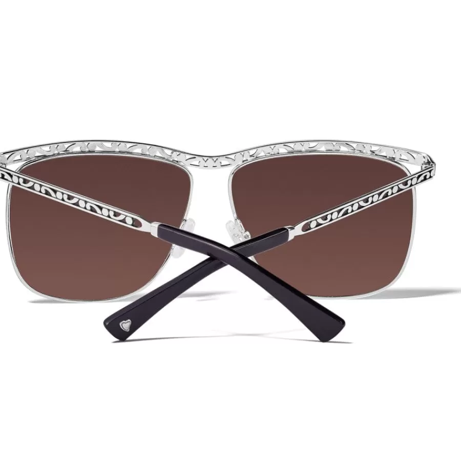 Sunglasses & More>Brighton Contempo Wire Sunglasses Silver