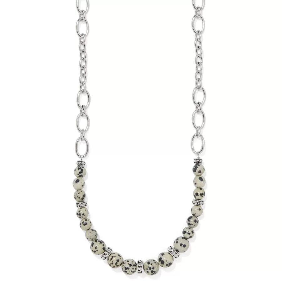 Necklaces>Brighton Contempo Zoic Necklace Silver-Cream