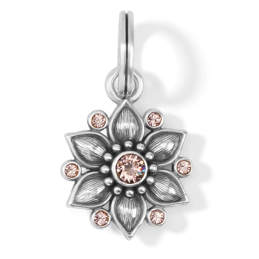 Charms>Brighton Cora Flower Charm Silver