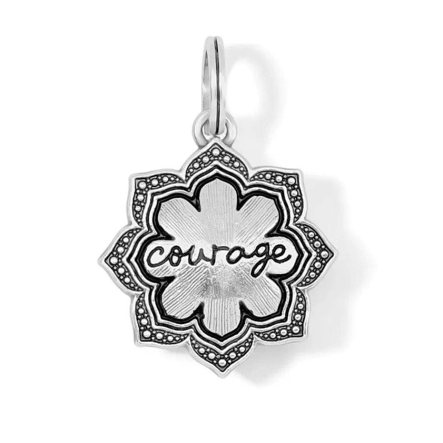 Charms>Brighton Courage Amulet Silver-LightBlue