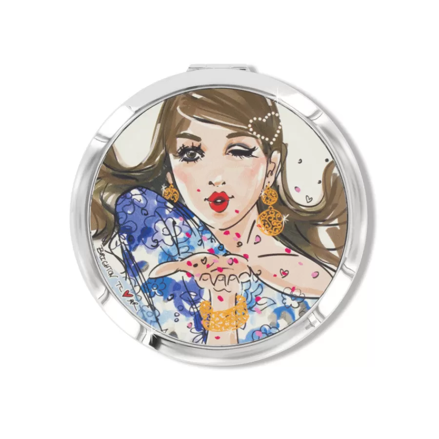 Handbag Accessories | Compacts & Pill Boxes>Brighton Cover Girls Travel Mirror Multi