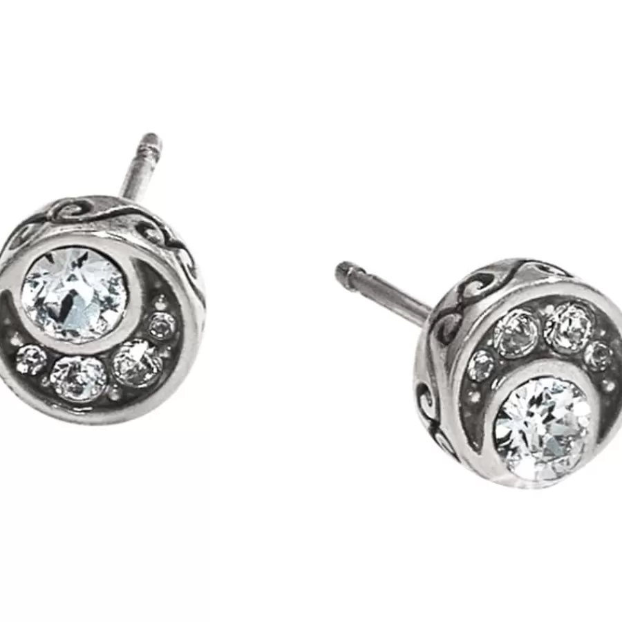 Earrings>Brighton Crescent Mini Post Earrings Silver