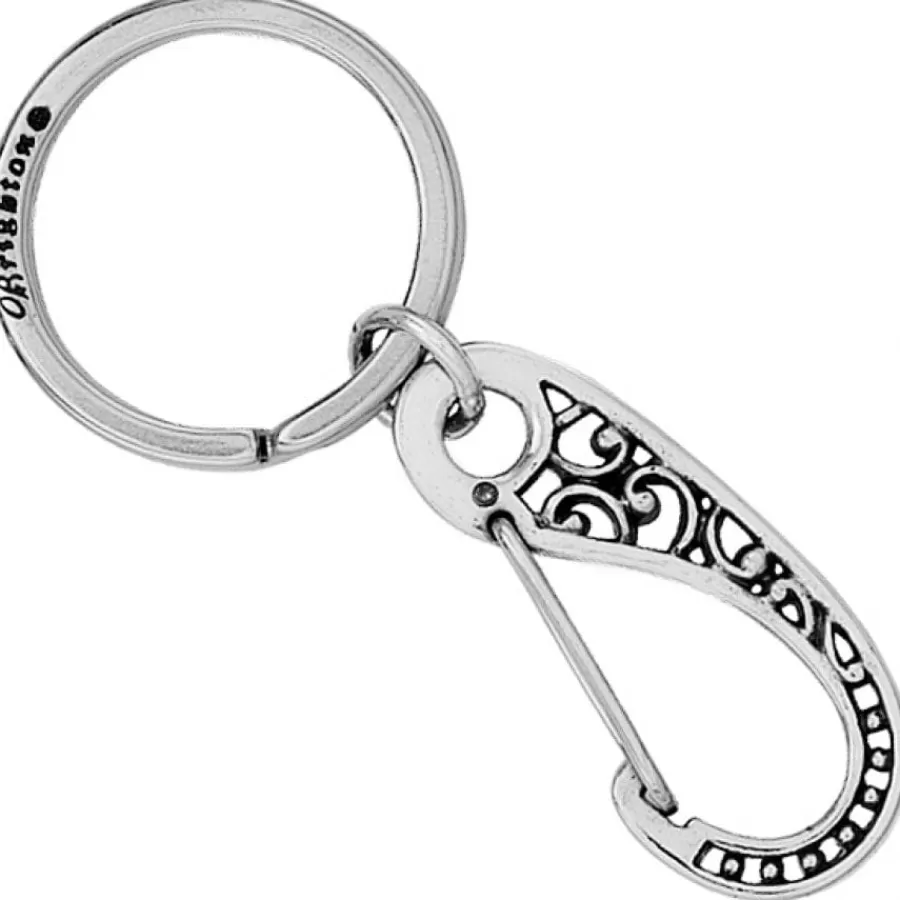 Key Fobs>Brighton Crystal Ball Key Fob Silver