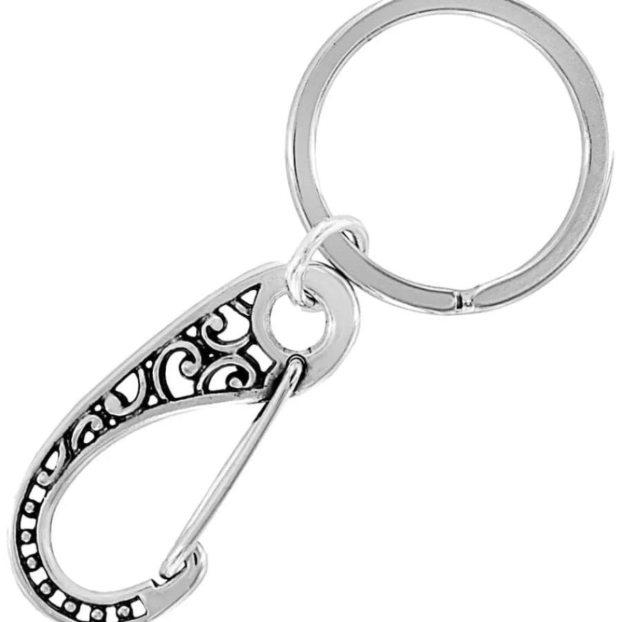 Key Fobs>Brighton Crystal Ball Key Fob Silver