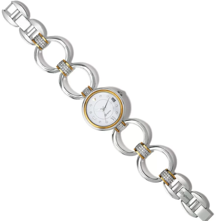 Watches>Brighton Crystal Cove Watch Silver-Gold