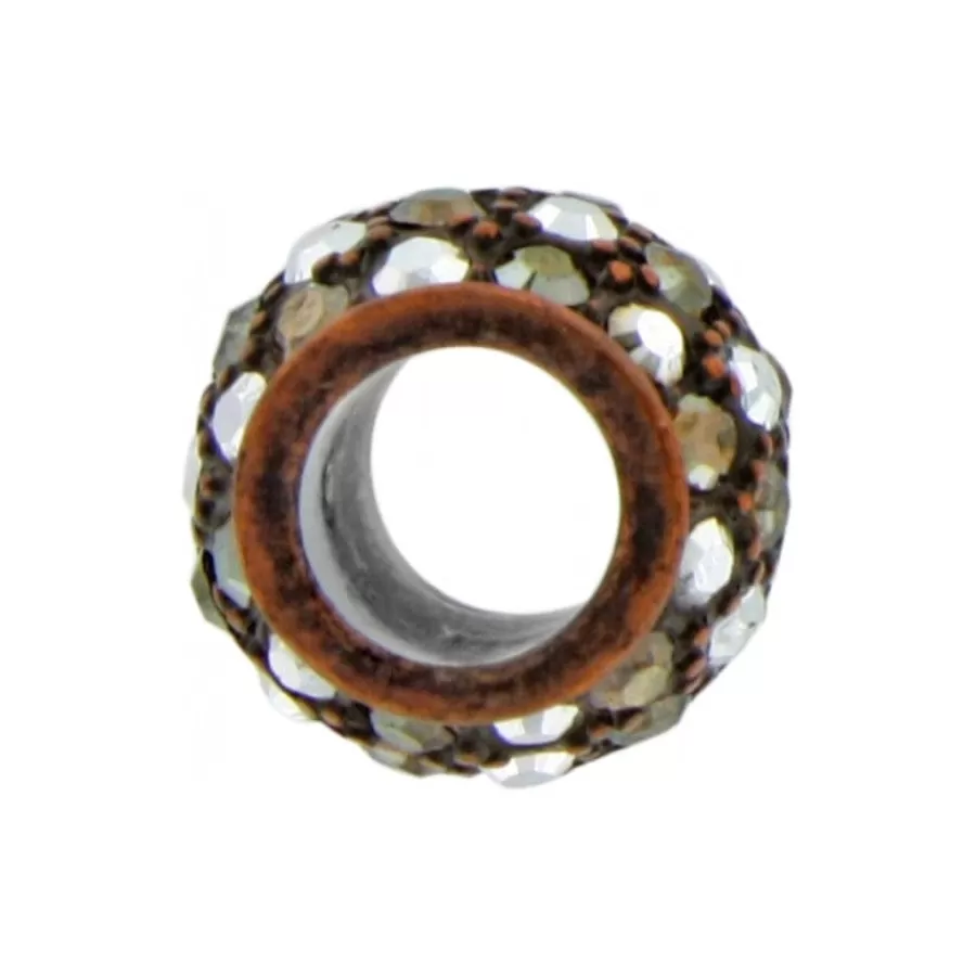 Beads & Spacers>Brighton Crystal Voyage Treasure Bead CopperAntique-Metallic