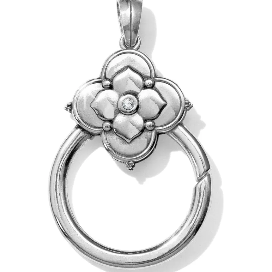 Charm Necklaces & Holders>Brighton Dahlia Charm Connector Silver