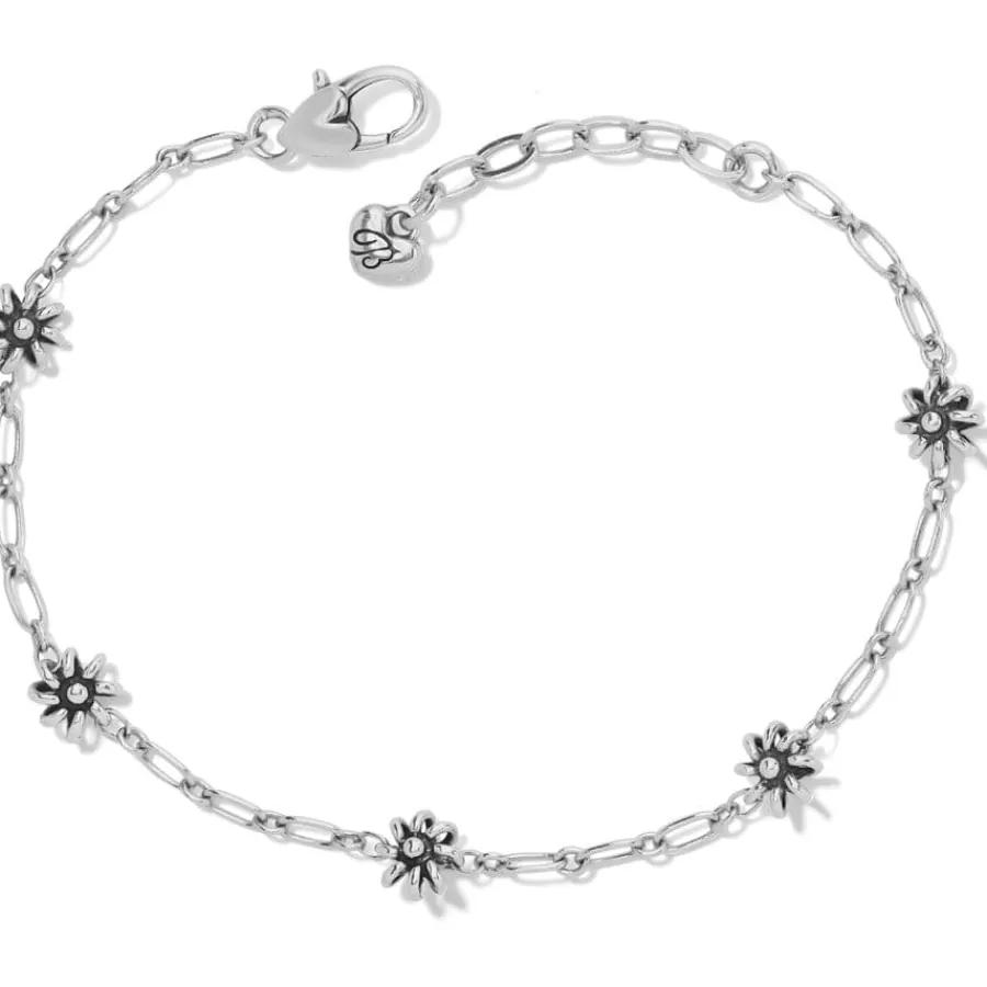 Anklets>Brighton Daisy Chain Anklet Silver