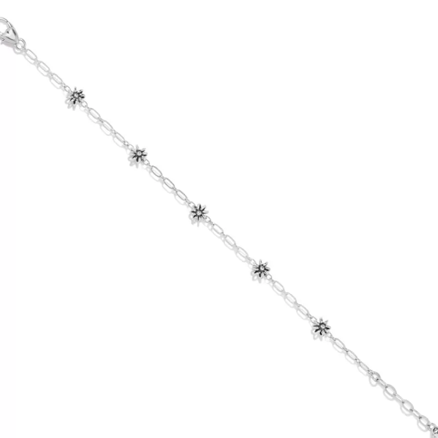 Anklets>Brighton Daisy Chain Anklet Silver