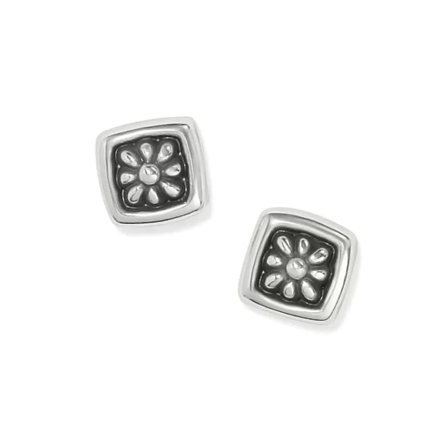 Earrings>Brighton Daisy Days Mini Post Earrings Silver