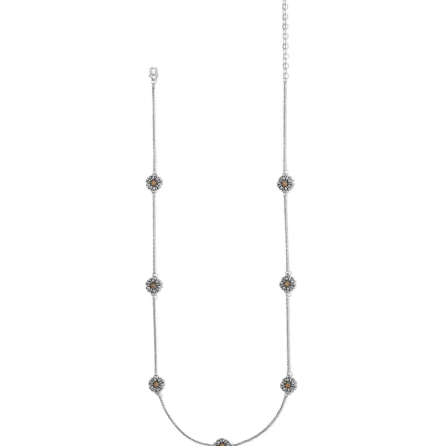 Necklaces>Brighton Daisy Dee Long Necklace Silver-Gold