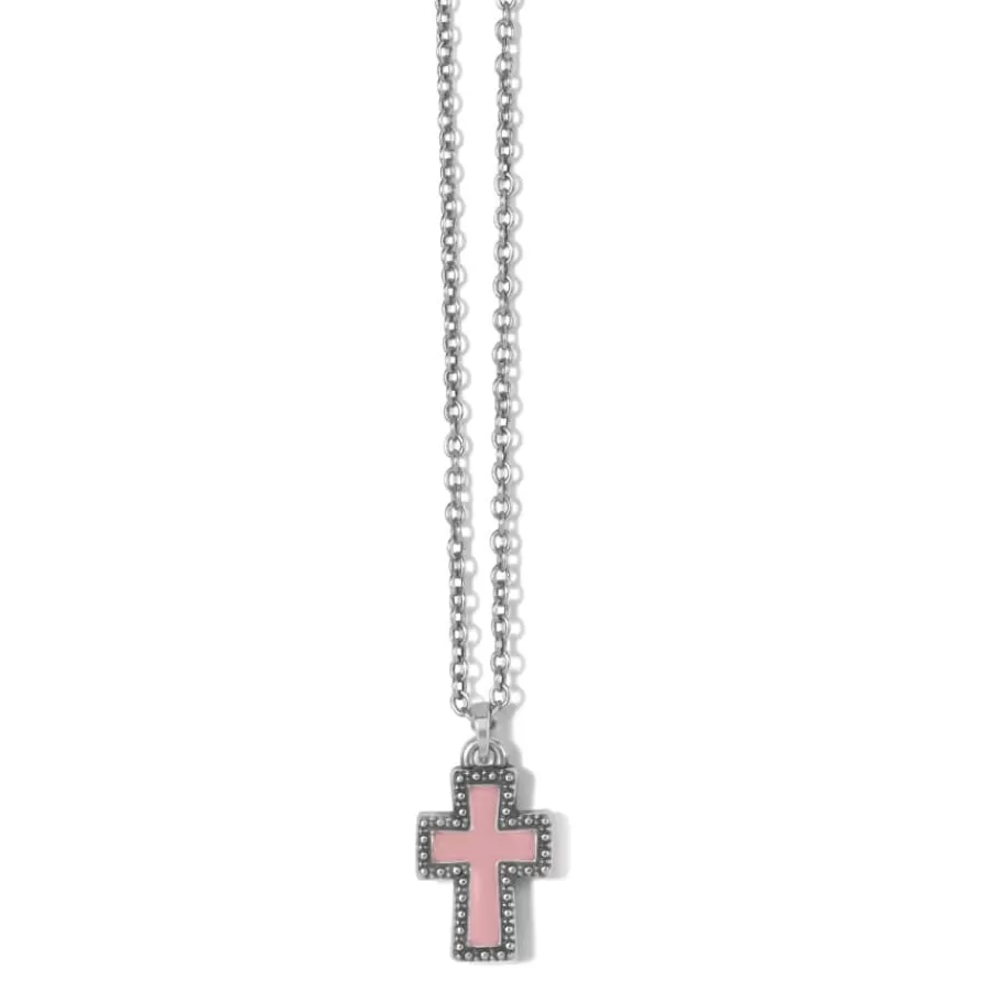 Necklaces>Brighton Dazzling Cross Petite Necklace