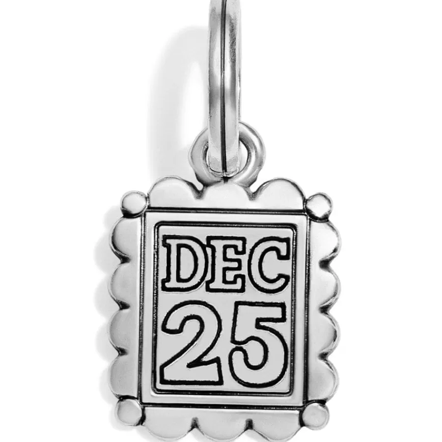 Charms>Brighton December 25 Charm Silver-Multi