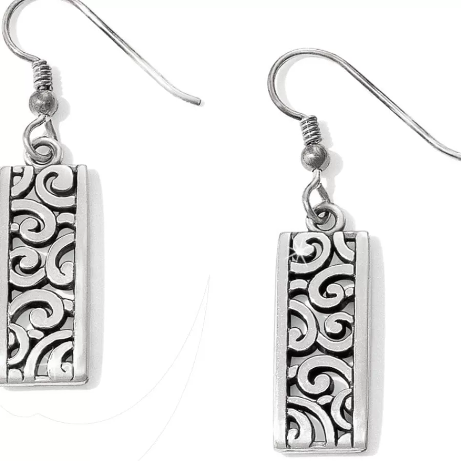 Earrings>Brighton Deco Lace French Wire Earrings Silver