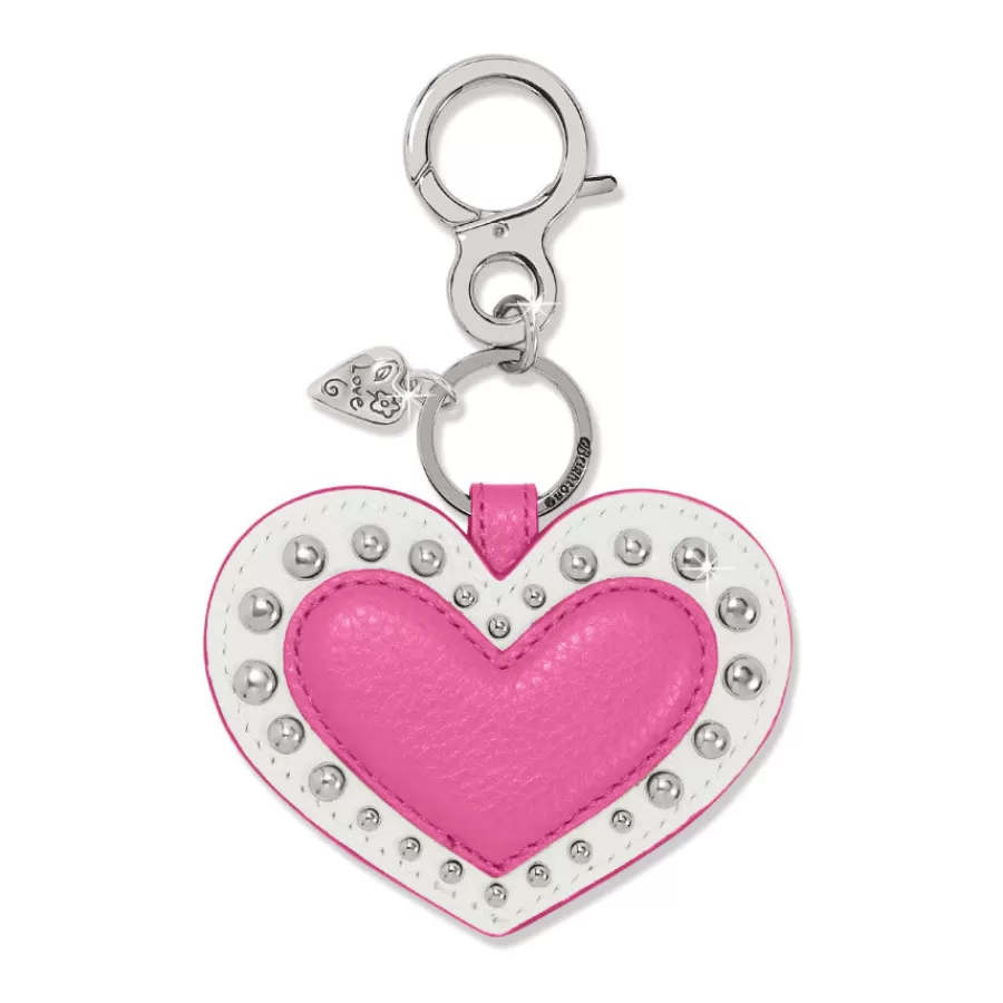 Key Fobs>Brighton Deeply In Love Handbag Fob Bubblegum