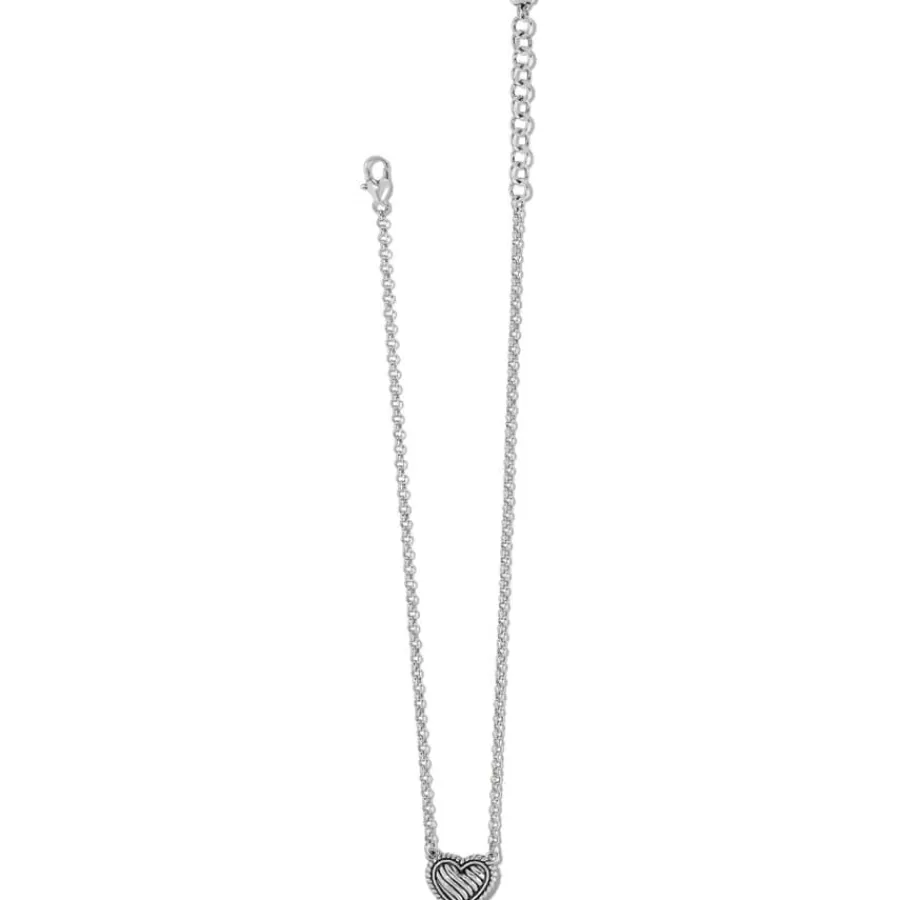 Necklaces>Brighton Del Rio Heart Necklace Silver