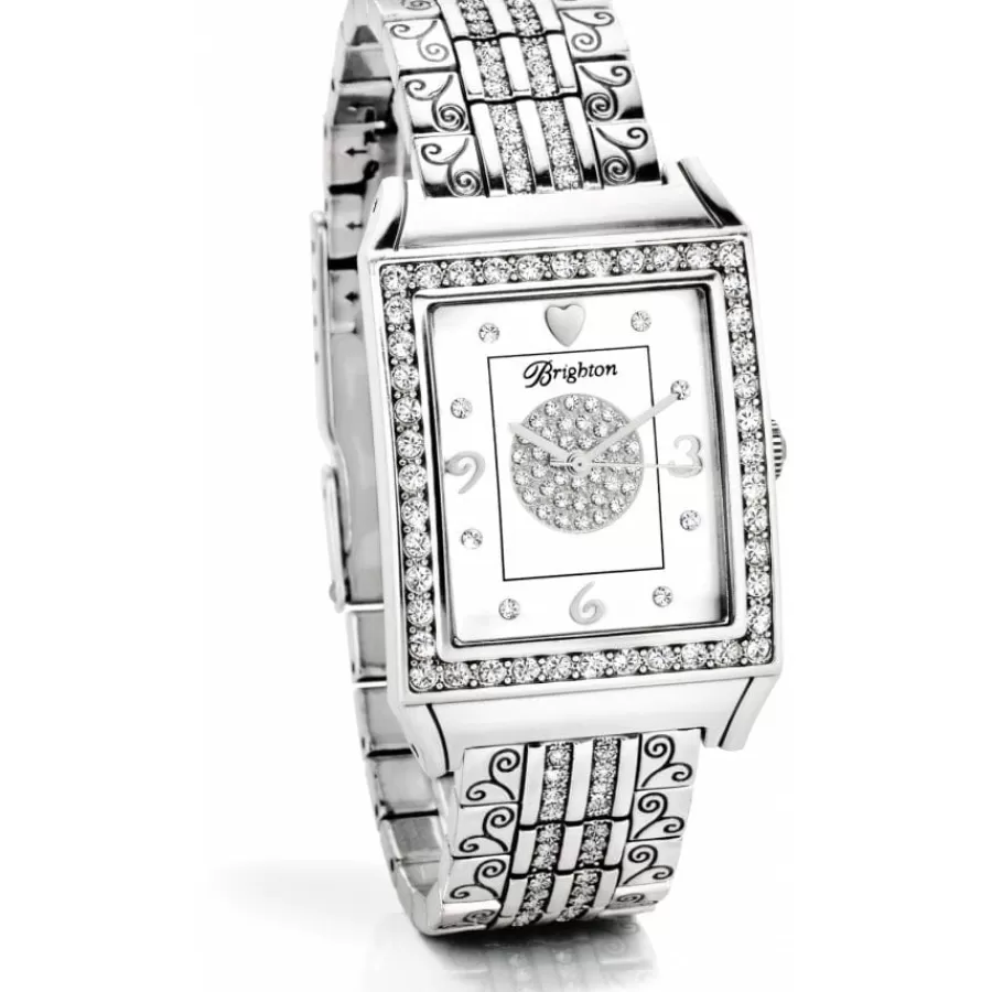 Watches>Brighton Diamond Bar Watch Silver