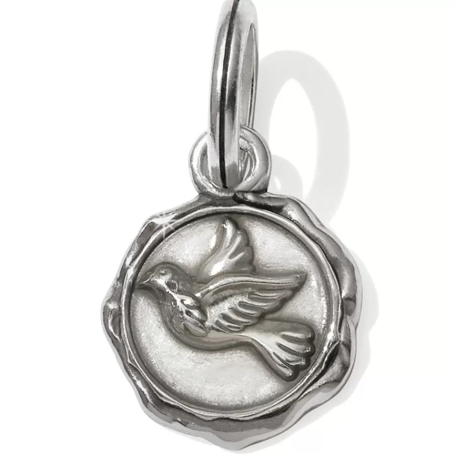 Charms>Brighton Dove Amulet Silver