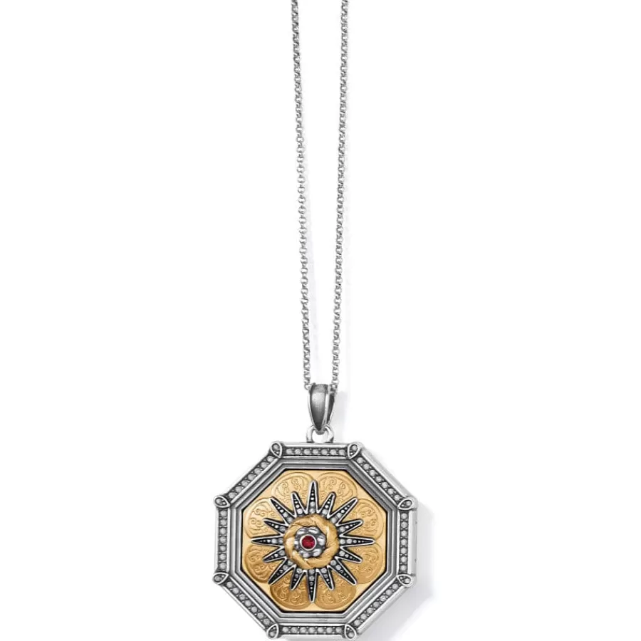 Necklaces | Photo Lockets>Brighton Dynasty Convertible Locket Necklace Silver-Gold