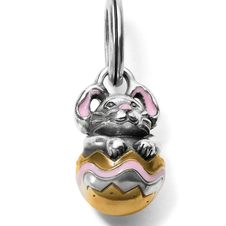 Charms>Brighton Easter Bunny Charm Silver-Gold