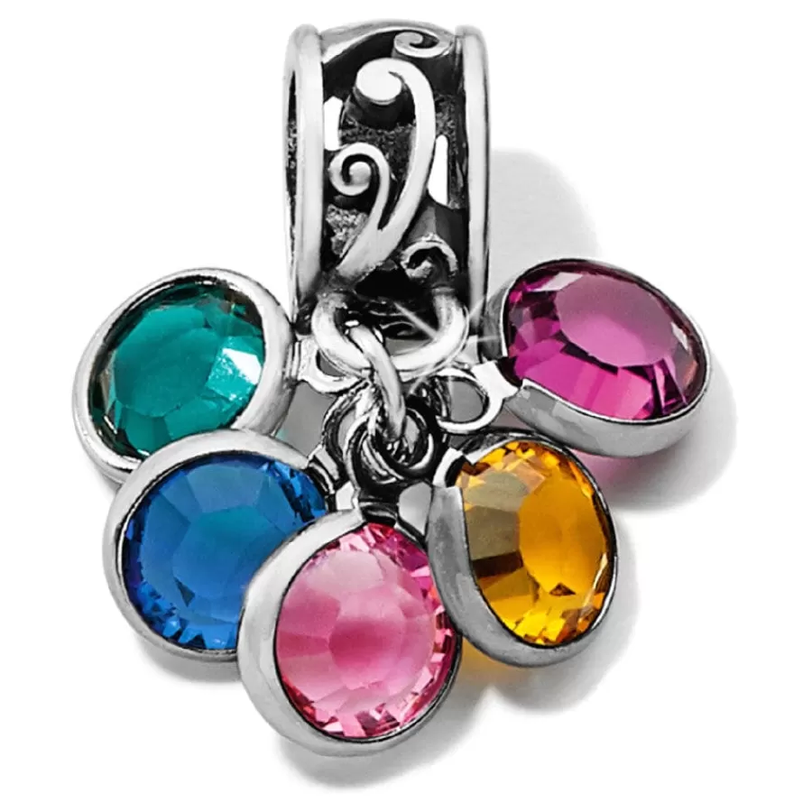 Beads & Spacers>Brighton Elora Gems Bead Silver-Multi