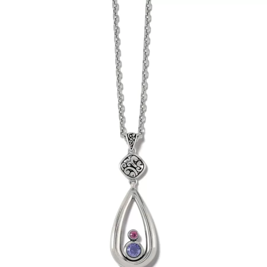 Necklaces>Brighton Elora Gems Teardrop Necklace