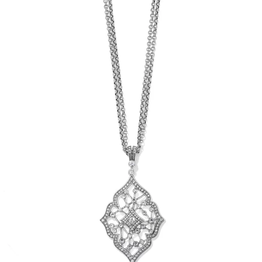 Necklaces>Brighton Empress Convertible Necklace Silver