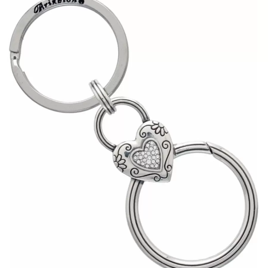 Charm Necklaces & Holders | Key Fobs>Brighton Enchante Key Fob Silver