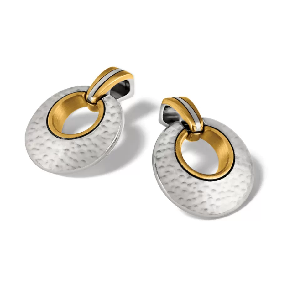 Earrings>Brighton Entrata Post Drop Earrings Silver-Gold