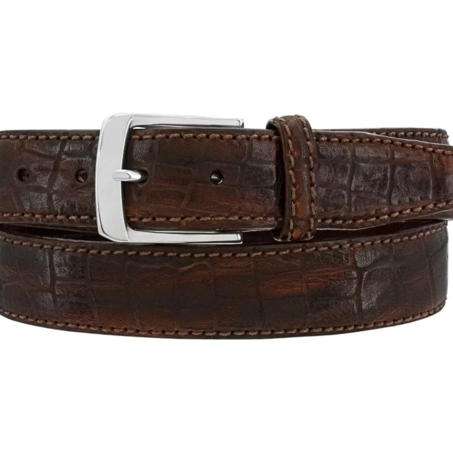 Men'S Belts & Wallets>Brighton Escape Belt DarkBrown