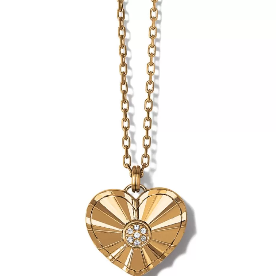 Necklaces>Brighton Esprit Heart Large Necklace Gold