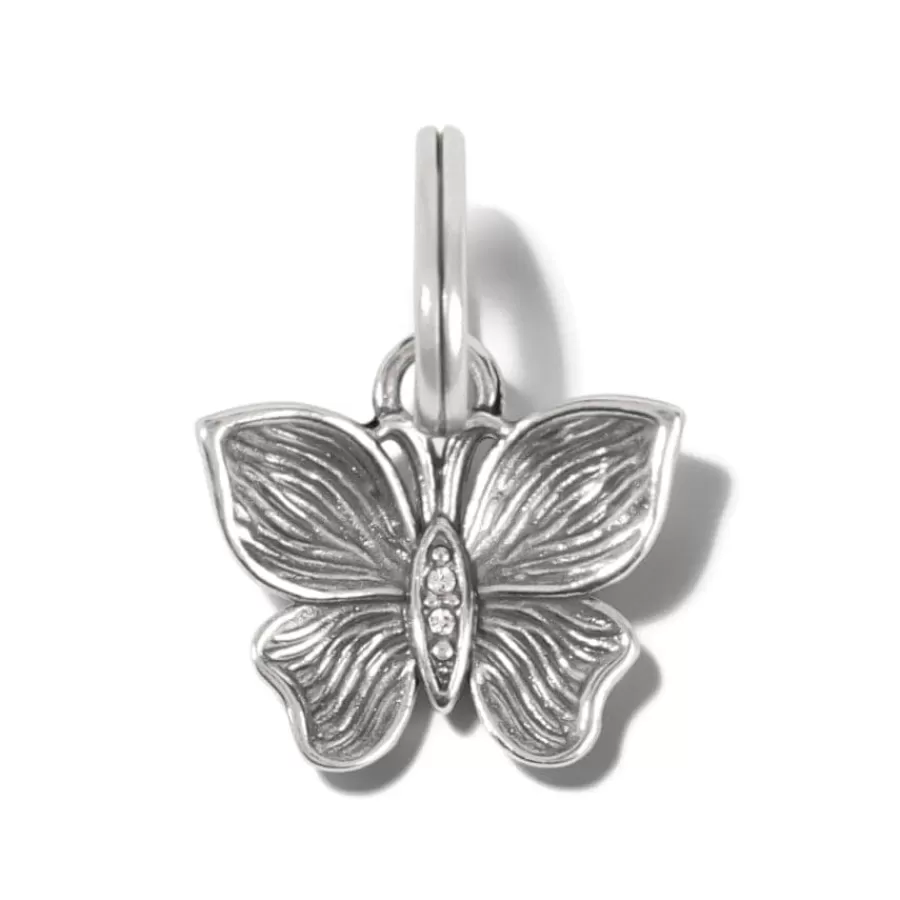 Charms>Brighton Everbloom Butterfly Charm Silver