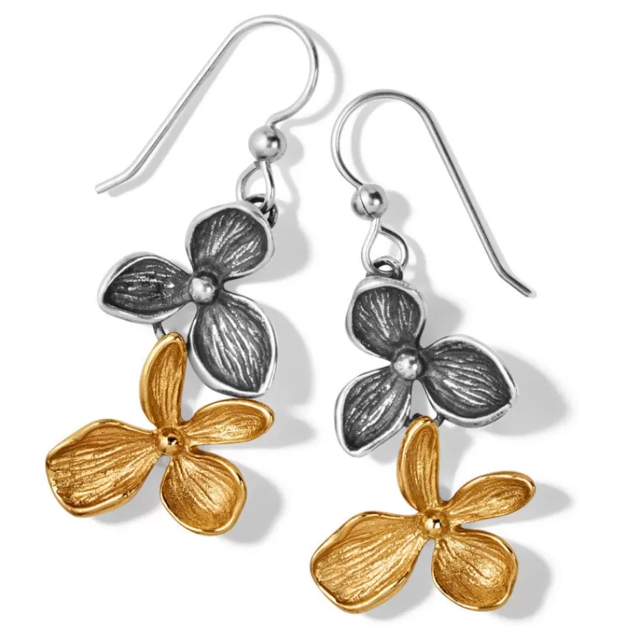 Earrings>Brighton Everbloom Duo French Wire Earrings Silver-Gold