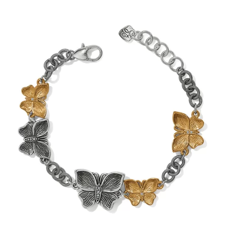 Bracelets>Brighton Everbloom Flutter Bracelet Silver-Gold