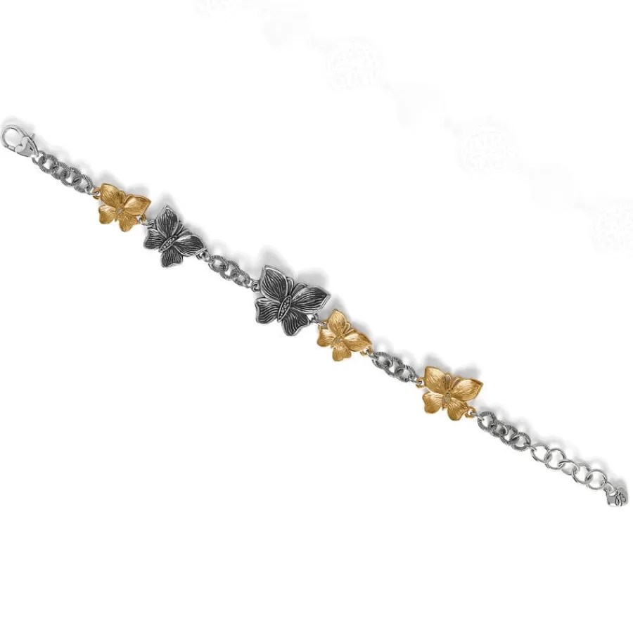 Bracelets>Brighton Everbloom Flutter Bracelet Silver-Gold