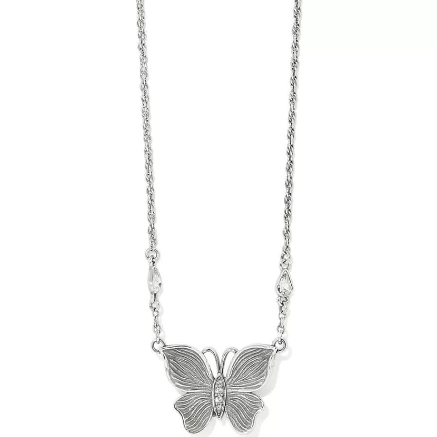 Necklaces>Brighton Everbloom Flutter Pendant Necklace Silver