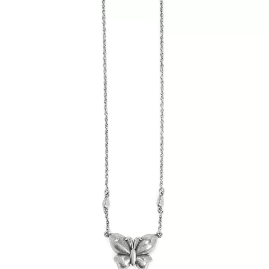 Necklaces>Brighton Everbloom Flutter Pendant Necklace Silver