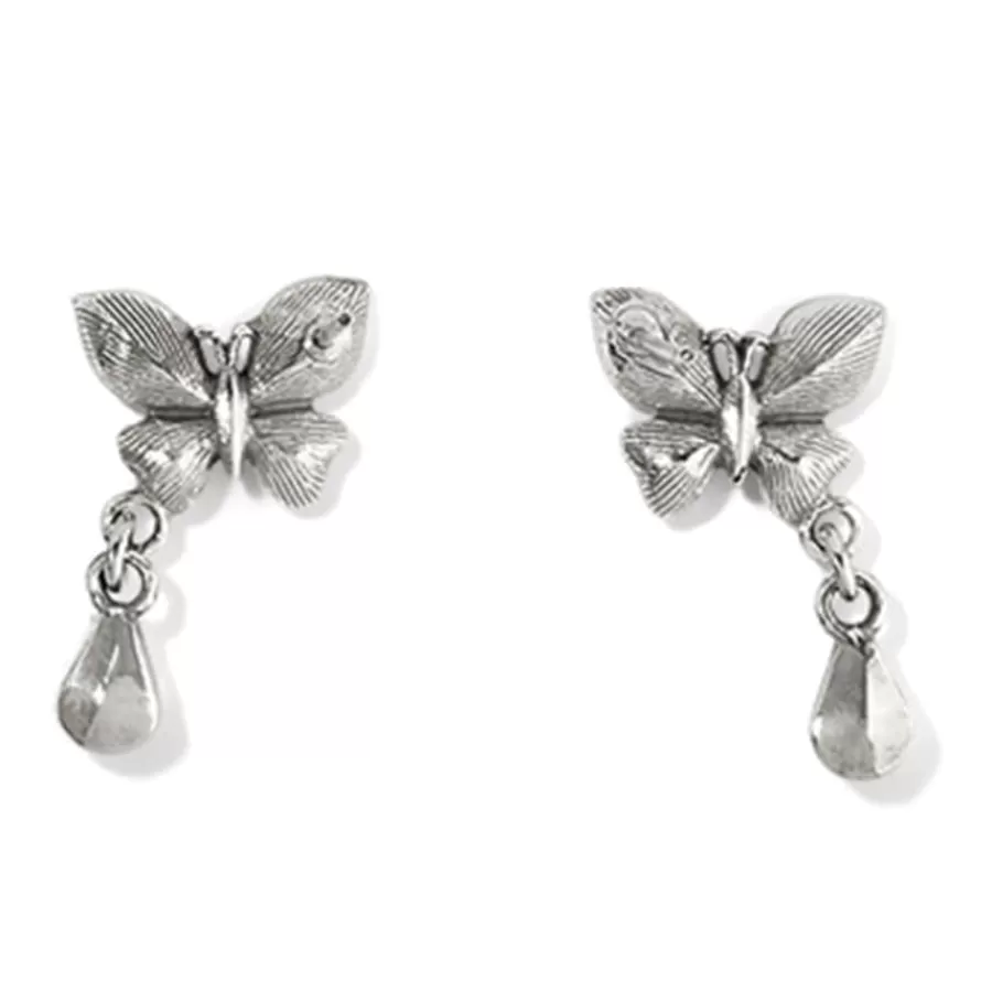 Earrings>Brighton Everbloom Flutter Post Earrings Silver