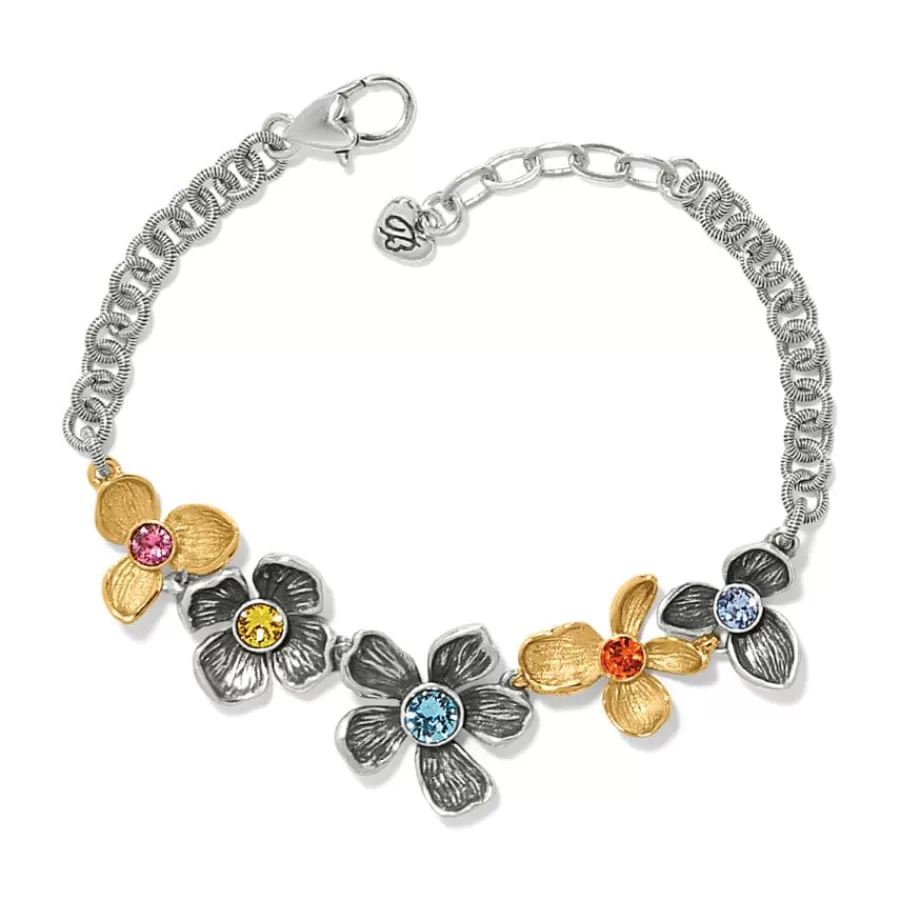 Bracelets>Brighton Everbloom Jardin Garland Bracelet Silver-Gold