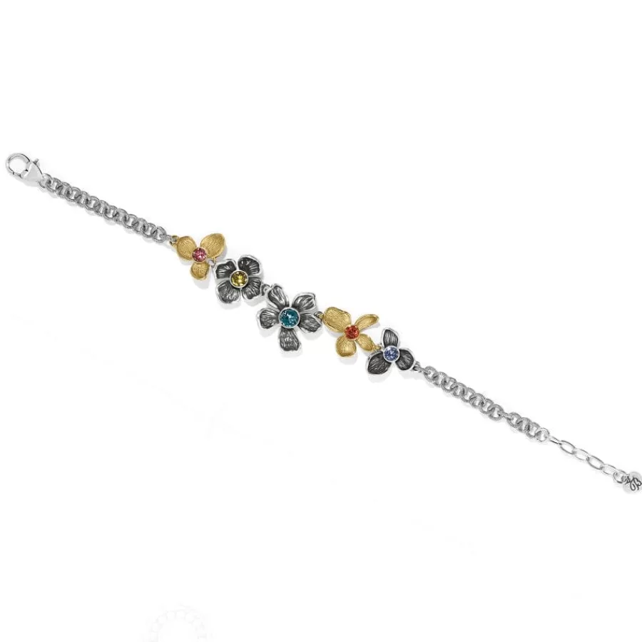 Bracelets>Brighton Everbloom Jardin Garland Bracelet Silver-Gold