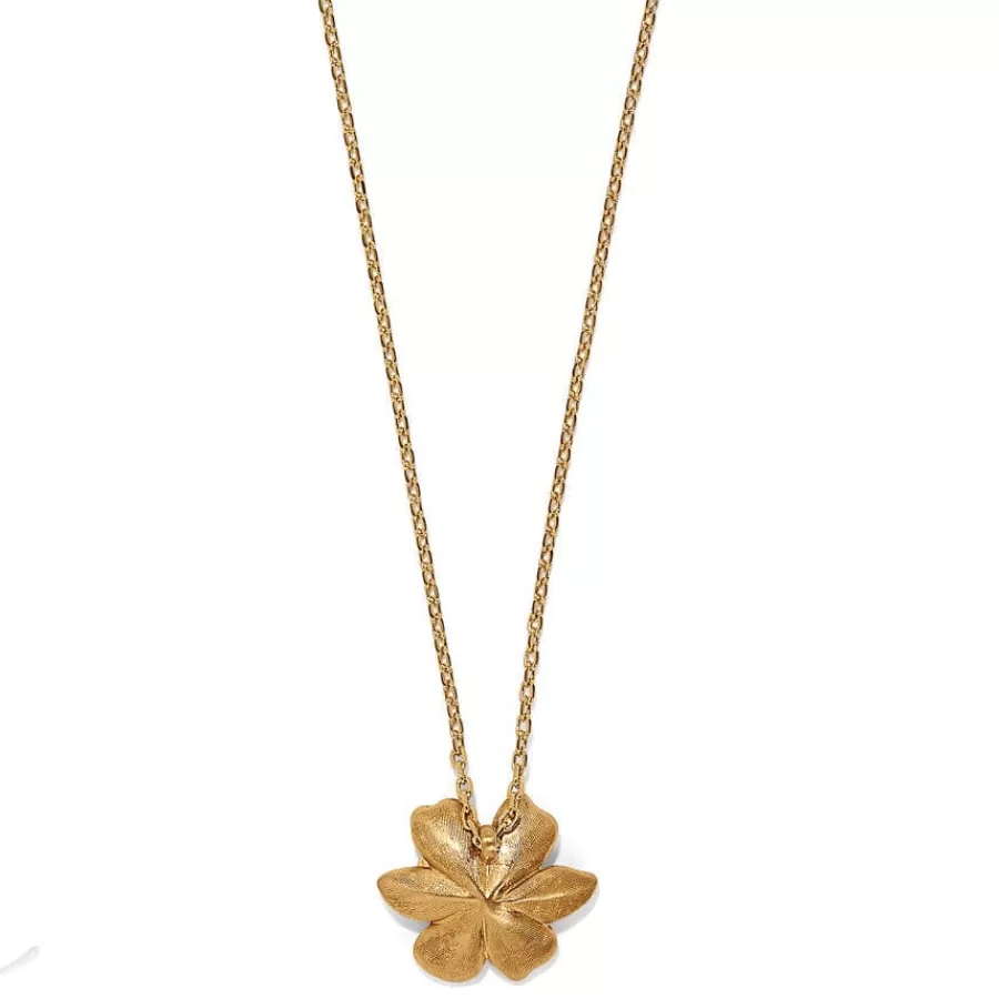 Necklaces>Brighton Everbloom Pearl Flower Necklace Gold-Pearl