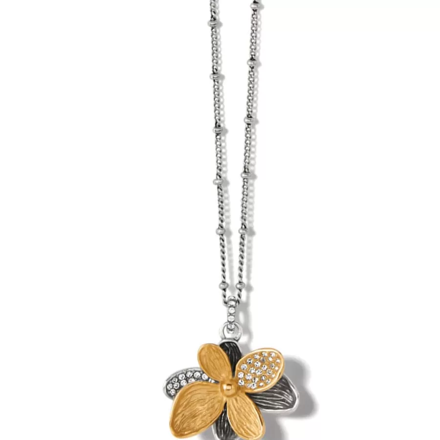 Necklaces>Brighton Everbloom Shine Necklace Silver-Gold