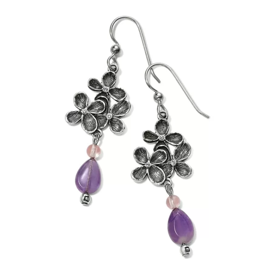 Earrings>Brighton Everbloom Trellis French Wire Earrings Silver-Multi