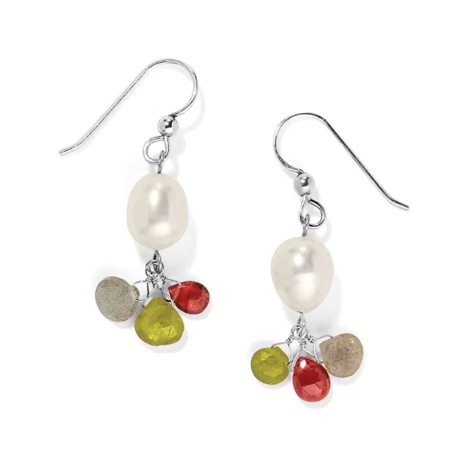 Earrings>Brighton Eye Candy Pearl French Wire Earrings Silver-Pearl