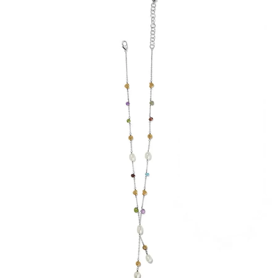 Necklaces>Brighton Eye Candy Pearl Short Necklace Silver-Pearl