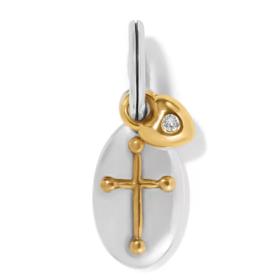 Charms>Brighton Faithful Charm Silver-Gold